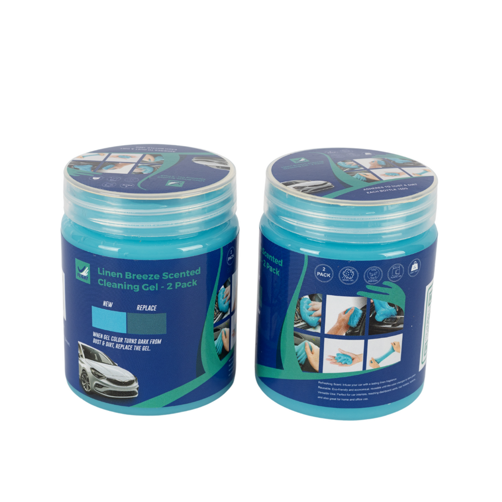 FLIGHT LINEN BREEZE SCENTED CLEANING GEL 2 PACK