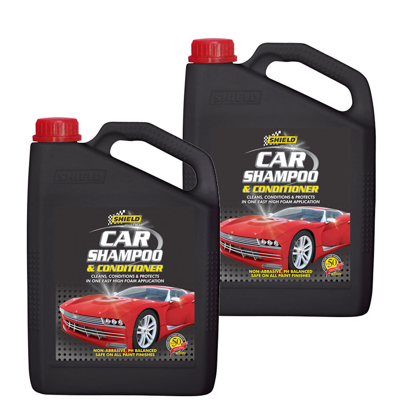 Shield Car Shampoo & Conditioner - 5L (Pack Size: 2 )